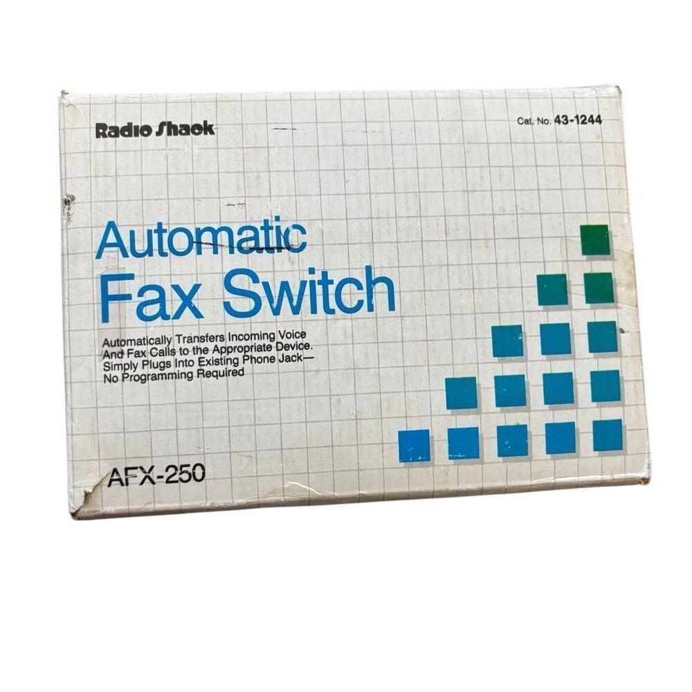 Radio Shack Automatic Fax Switch AFX-250